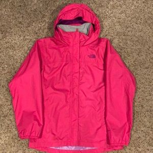 Girls The North Face Hot pink raincoat size XL(18)
